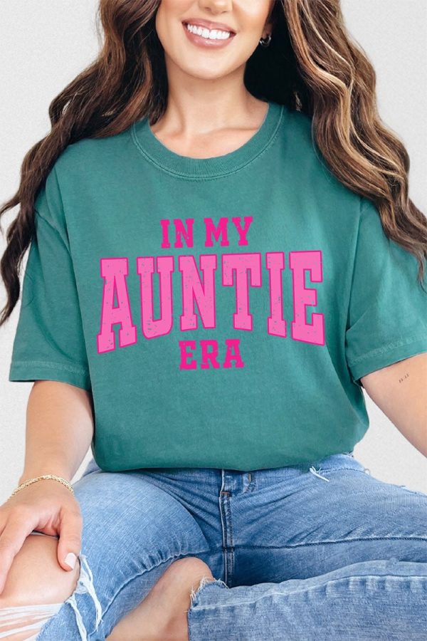 Pink In My Auntie Era Comfort Colors Adult Ring-Spun Cotton Tee on Sale