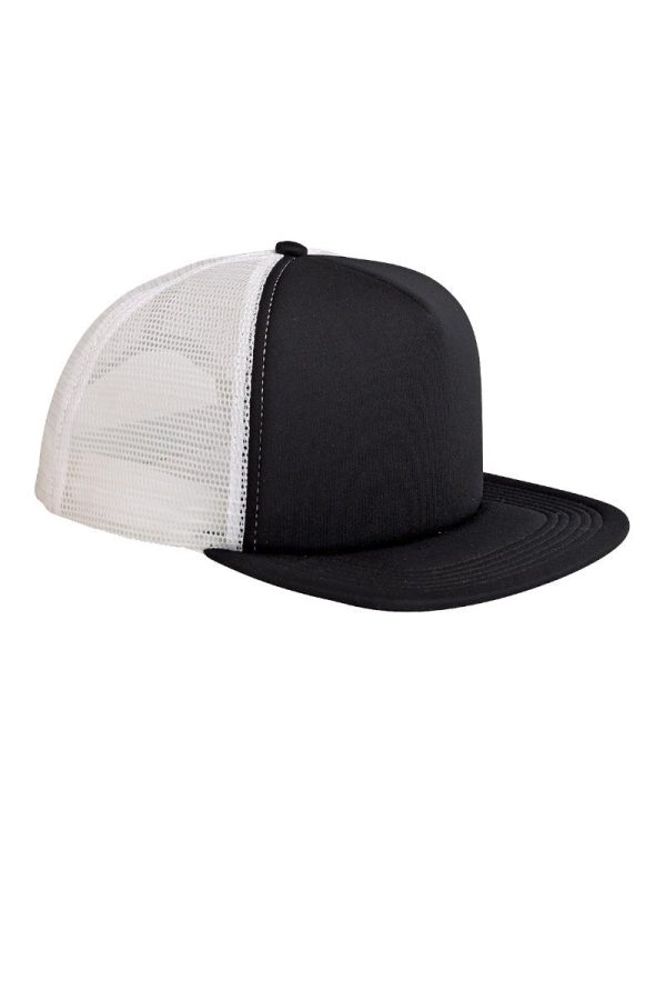 Faux Patch Pink Cheer Mom Transfer Foam Front Mesh Trucker Cap For Sale - Image 3