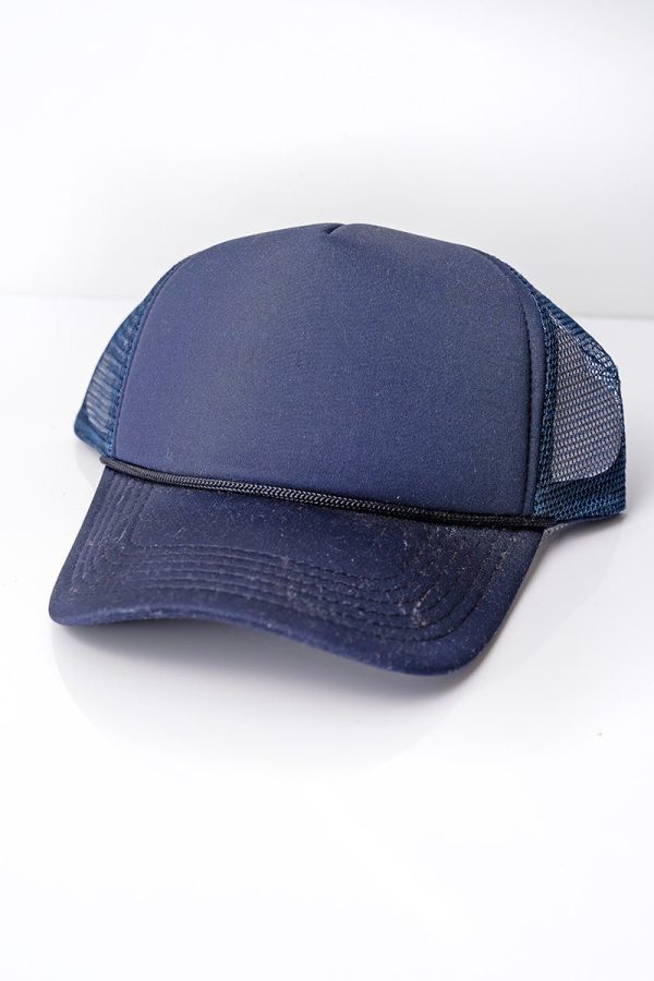 Valucap Navy Foam Mesh Back Trucker Cap Online