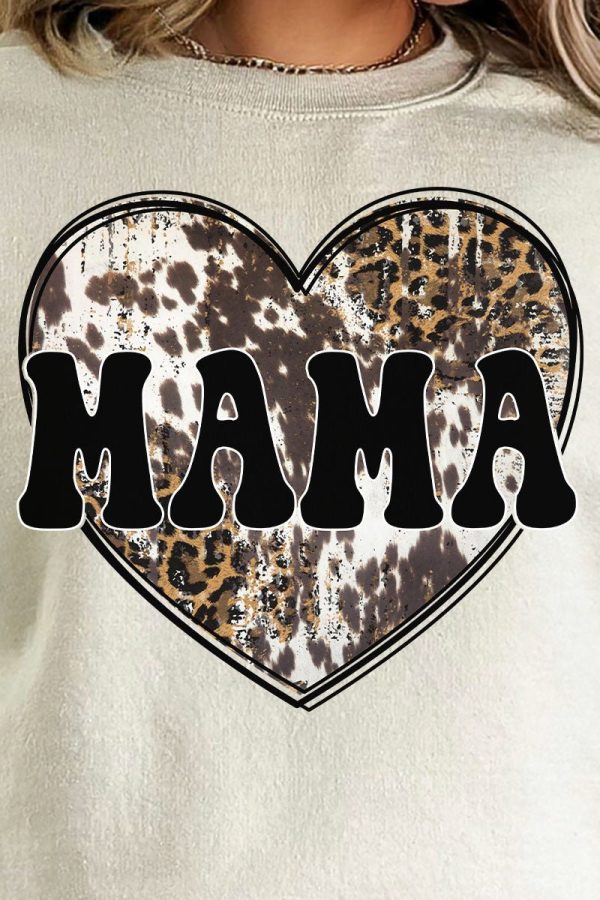 Cowhide Heart Mama Unisex NuBlend Crew Sweatshirt For Cheap - Image 2