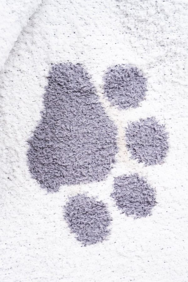 Cozy Cuddles Evie Paw Print Blanket Online now - Image 5