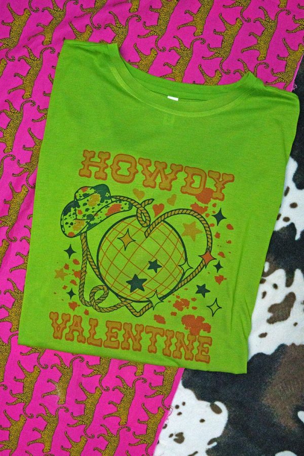 Disco Howdy Valentine Adult Fusion ChromaSoft Performance T-Shirt on Sale