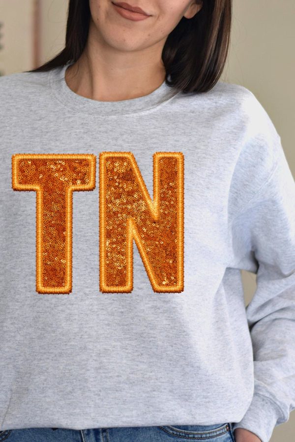 Faux Sequin TN Transfer Unisex NuBlend Crew Sweatshirt Online now - Image 4