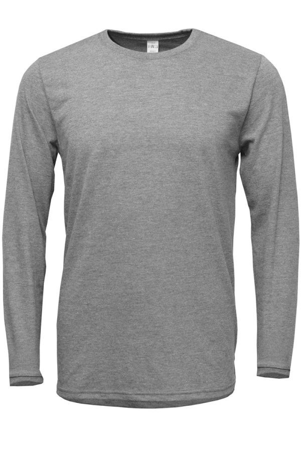 Clover Lucky Puff Vinyl Adult Soft-Tek Blend Long Sleeve Tee Cheap - Image 2