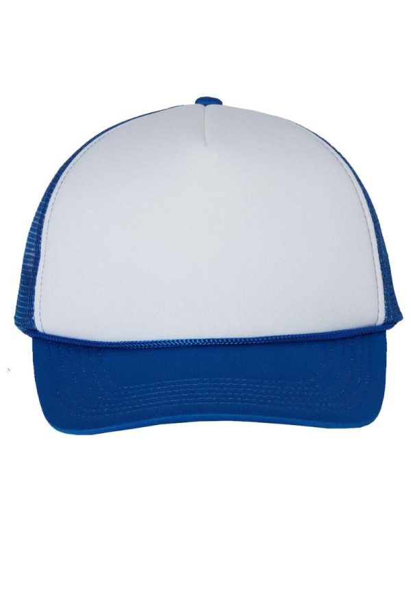 Checkered Baseball Vibes Foam Mesh Back Trucker Cap Fashion - Image 5