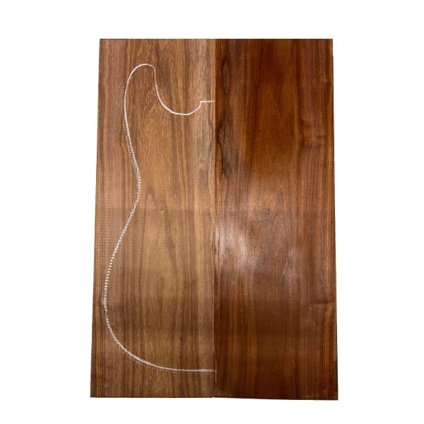Granadillo Bookmatched Explorer Guitar Drop Top Set - 28  x 9  x 1 4  Online now - Image 5