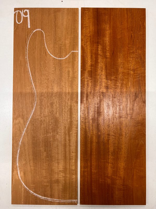Beautiful Flame Honduran Mahogany Guitar Drop Tops 21  x 7  x 1 4  #09 For Cheap - Image 4