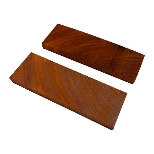 African Padauk Crosscut Wood Knife Blanks Knife Scales Bookmatched 5 x1-1 2 x3 8  Online Hot Sale - Image 4