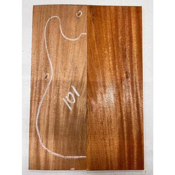 African Mahogany Khaya Bookmatched Guitar Drop Top 21  x 7-1 4  x 1 4  #101 For Cheap - Image 3