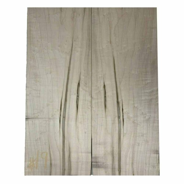 Ambrosia Maple Bookmatched Explorer Guitar Drop Top Set - 28  x 9  x 1 4  Online now - Image 3