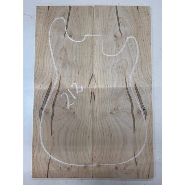 Ambrosia Maple Bookmatched Guitar Drop Tops 21  x 7-1 4  x 1 4  #212 Sale