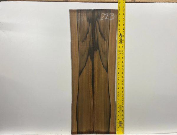 Crelicam Gaboon Ebony Dreadnought Guitar Side Set #223 Discount - Image 3