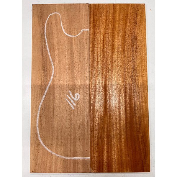 African Mahogany Khaya Bookmatched Guitar Drop Top 21  x 7-1 4  x 1 4  #116 For Sale - Image 4