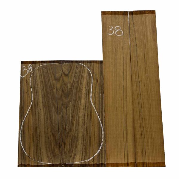Ovangkol Classical Guitar Back & Side Set #38 Online Sale