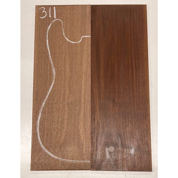 Black Walnut Bookmatched Guitar Drop Tops 21  x 7-1 4  x 1 4  #311 Hot on Sale - Image 3
