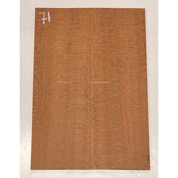Leopardwood Bookmatched Guitar Drop Tops 21  x 7-1 4  x 1 4  #71 For Sale
