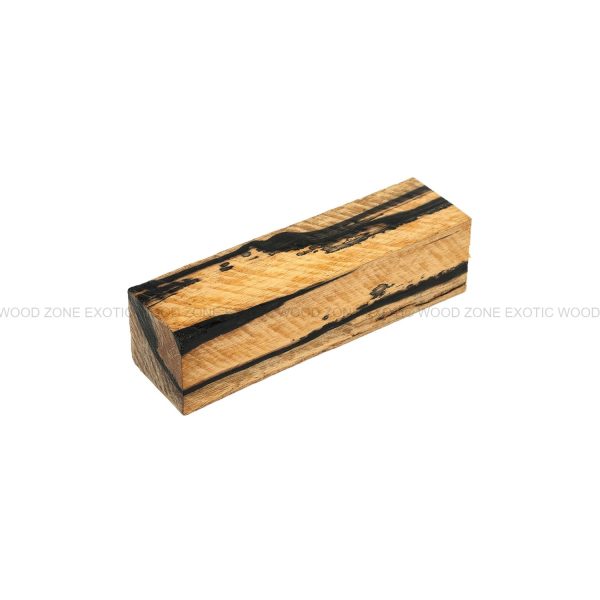 Black and White Ebony Pepper Mill Blank For Sale - Image 5