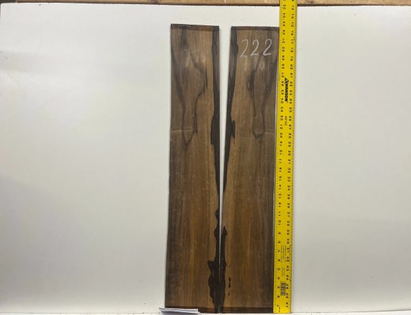 Crelicam Gaboon Ebony Dreadnought Guitar Side Set #222 For Discount - Image 3